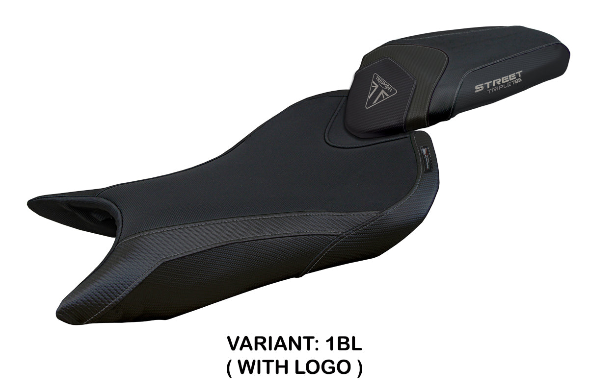 Triumph Street Triple 765 2023-2025 Seat Cover Tappezzeria Italia in Black