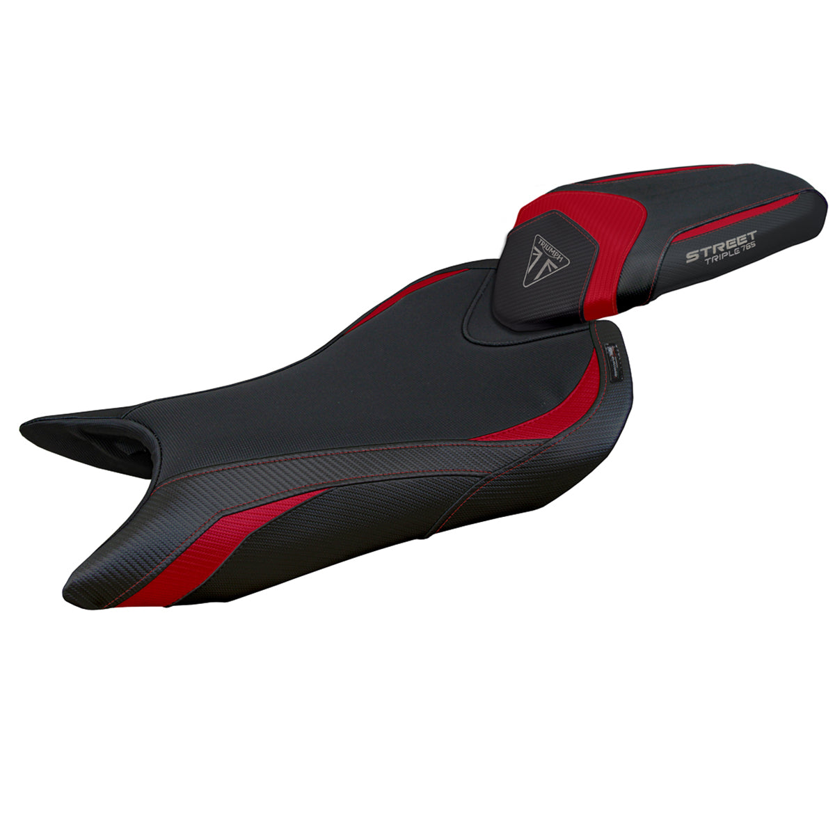 Triumph Street Triple 765 2023-2025 Seat Cover Tappezzeria Italia in Bordeaux Black