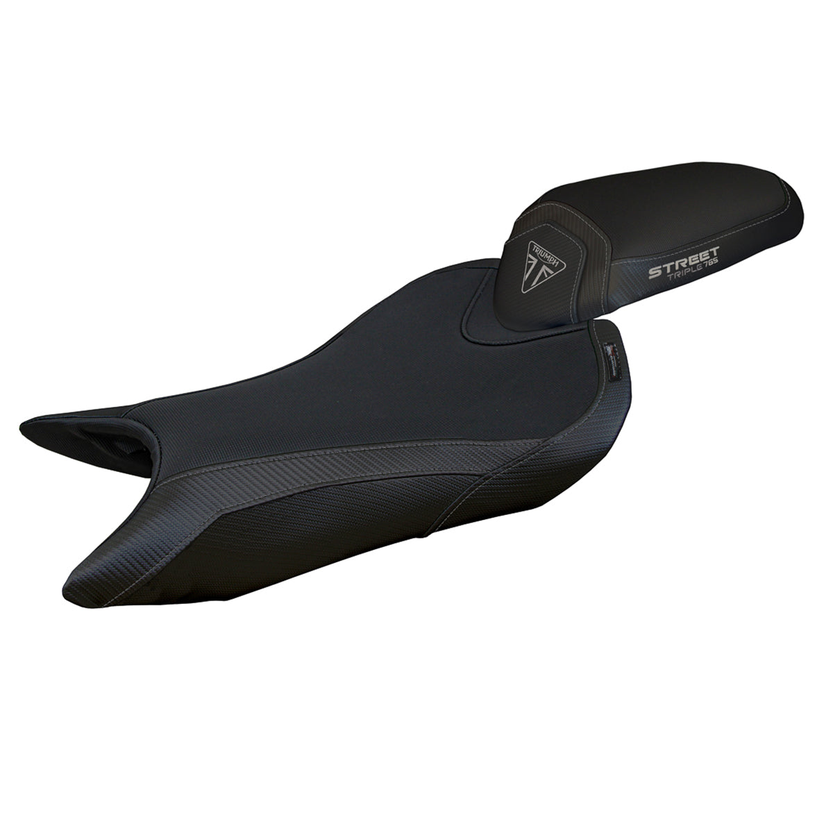 Triumph Street Triple 765 2023-2025 Seat Cover Tappezzeria Italia Comfort in Black