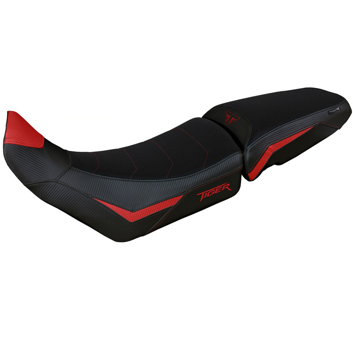 Triumph Tiger 850 Sport 2021-2025 Seat Cover Tappezzeria Comfort Red Black