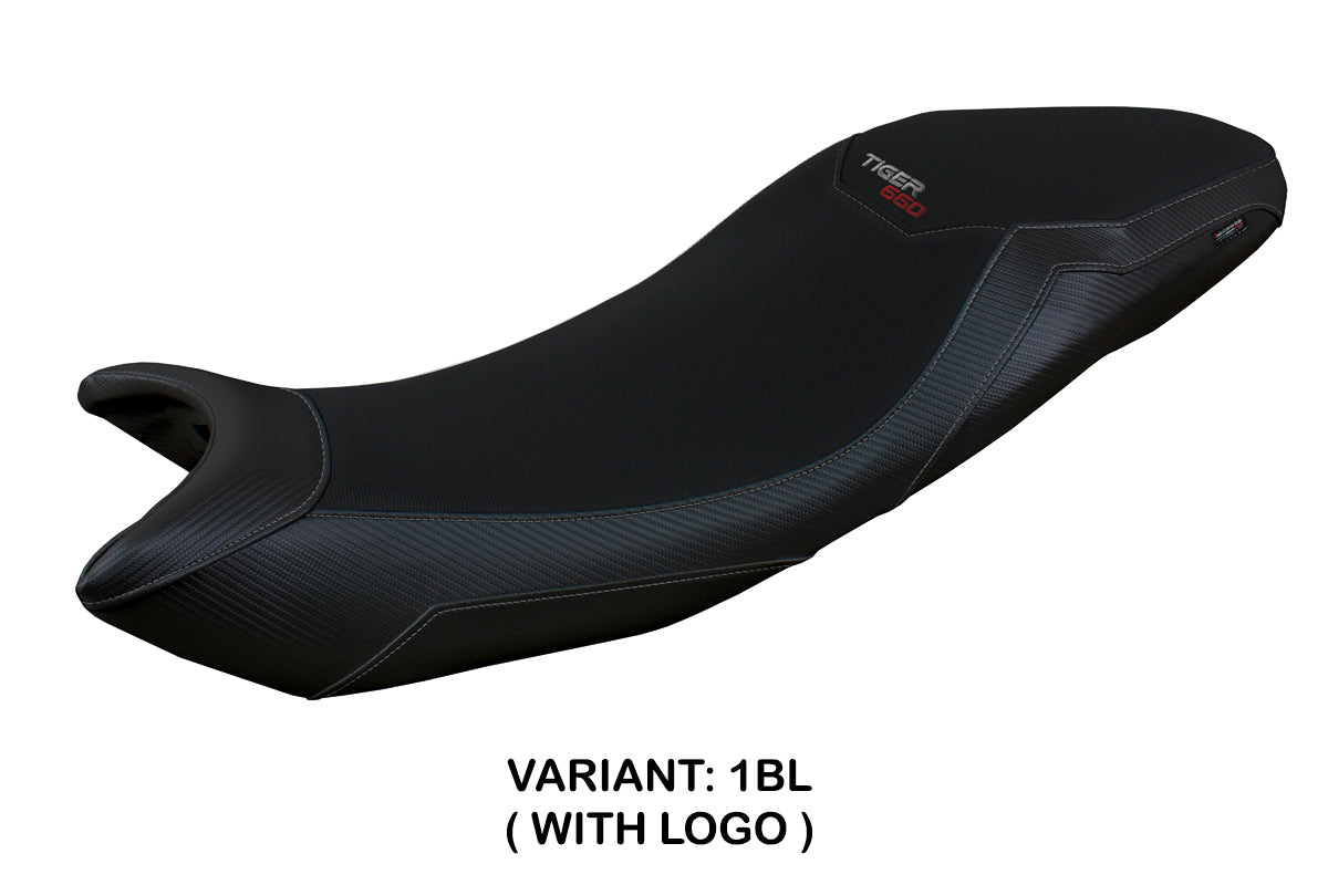 Triumph Tiger 660 2021-2025 Seat Cover Tappezzeria Italia in Black