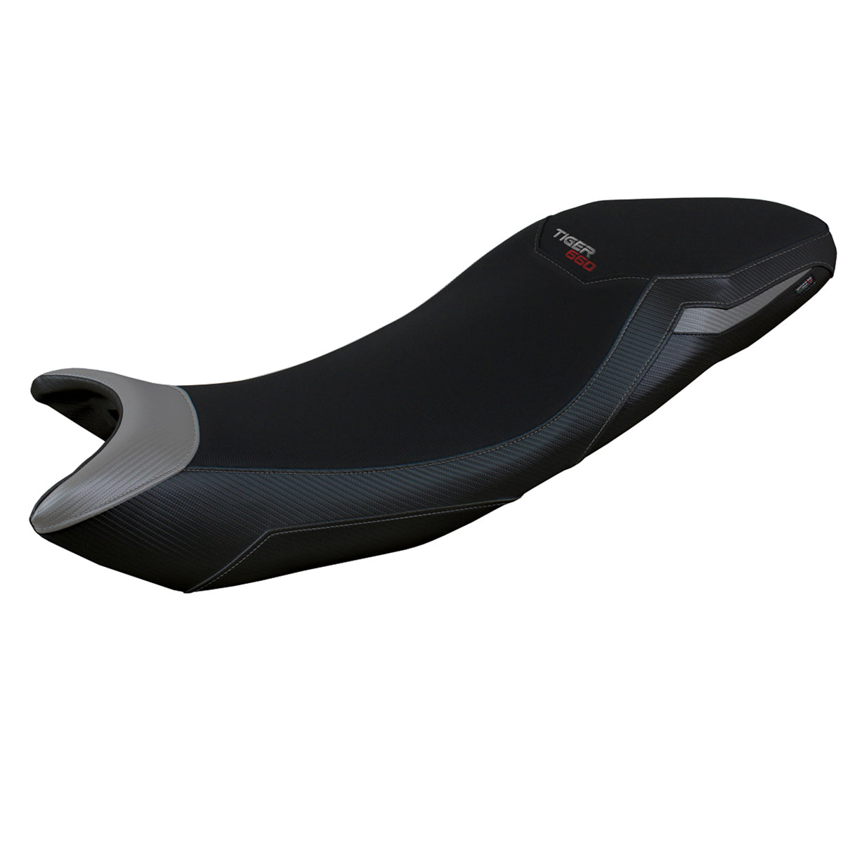 Triumph Tiger 660 2021-2025 Seat Cover Tappezzeria Italia in Grey Black