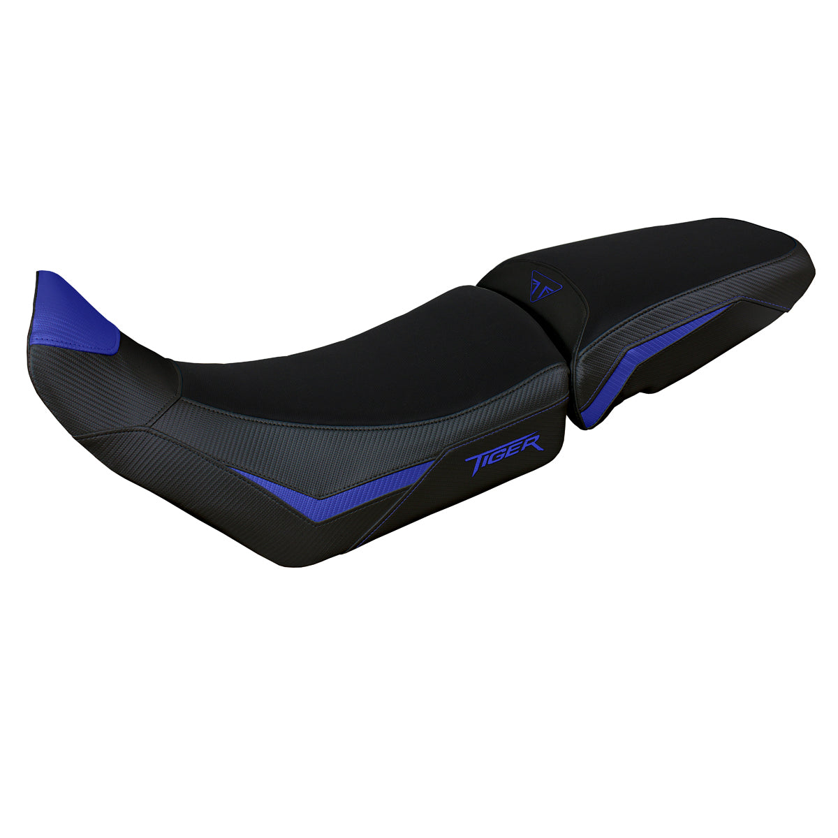 Triumph Tiger 900 2020-2023 Seat Cover Tappezzeria Italia in Blue and Black