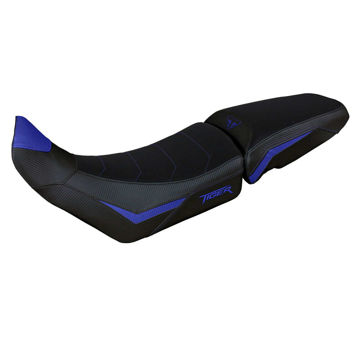 Triumph Tiger 900 2020-2023 Seat Cover Tappezzeria Italia Comfort in Blue and Black