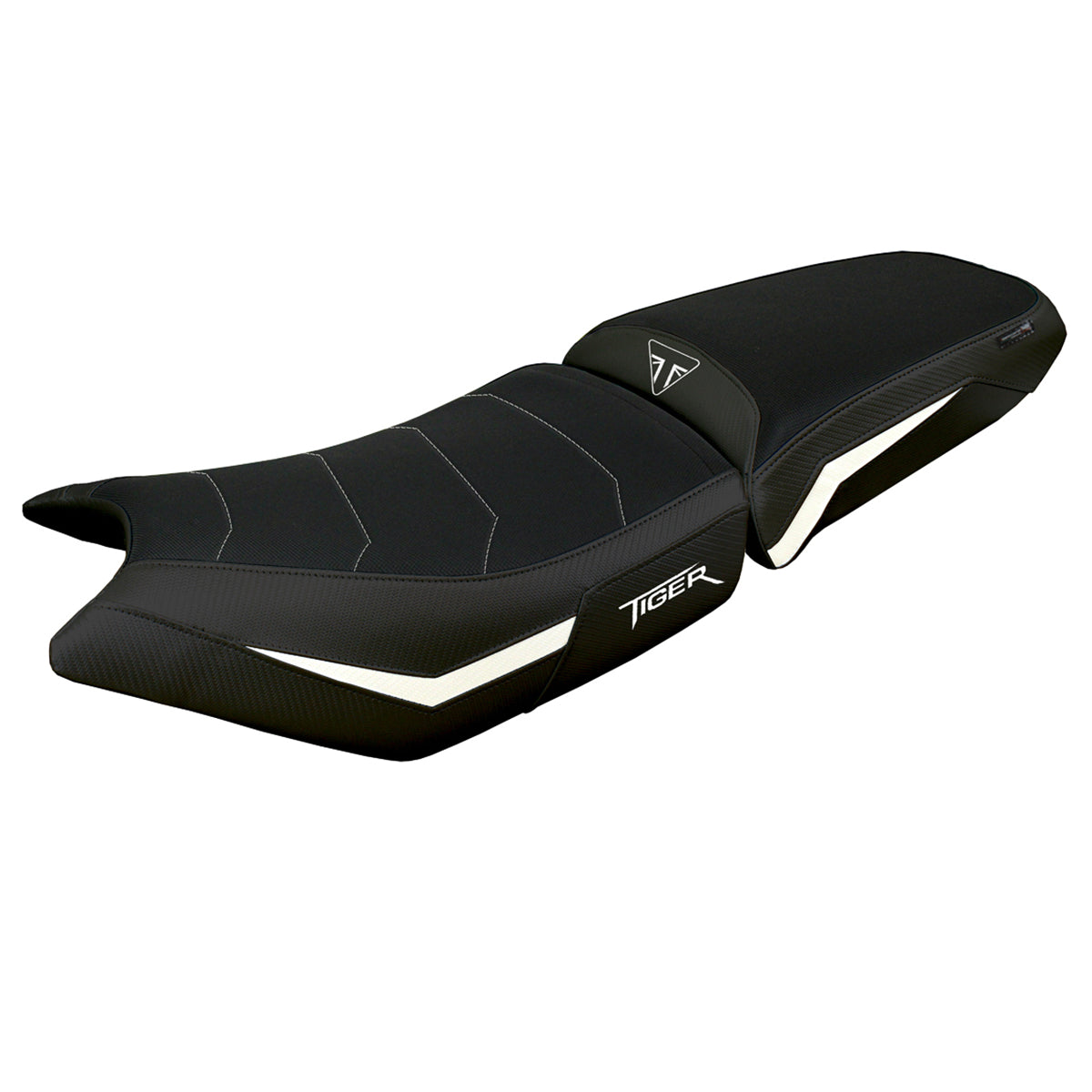 Triumph Tiger 900 2024 Seat Cover Tappezzeria Comfort White Black