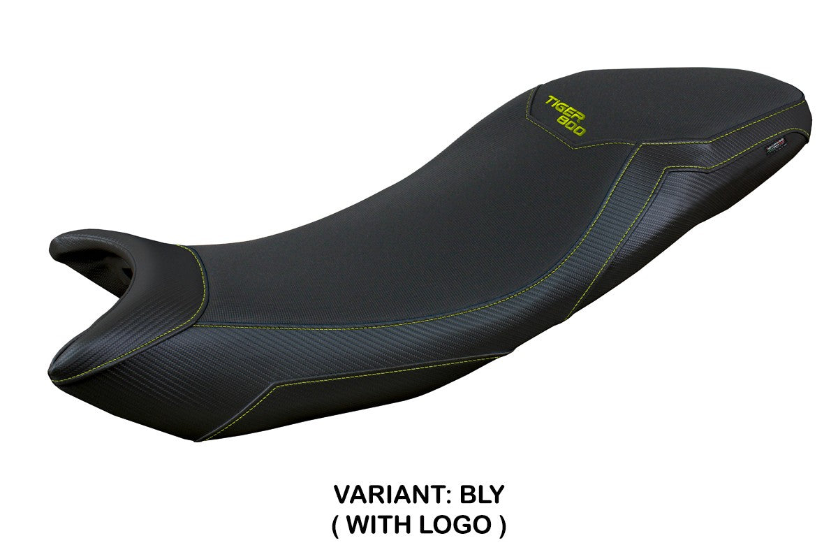 Triumph Tiger Sport 800 2025 Seat Cover Tappezzeria Black Yellow Fluo