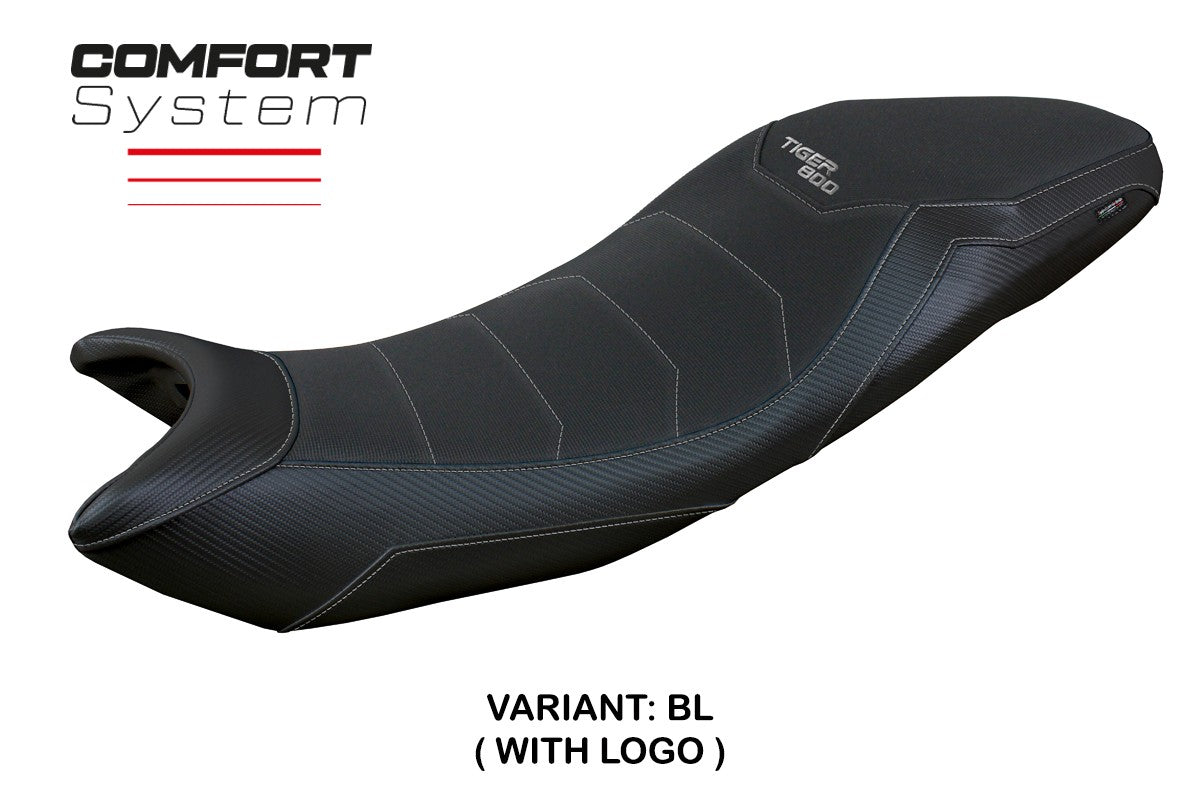 Triumph Tiger Sport 800 2025 Seat Cover Tappezzeria Comfort Black