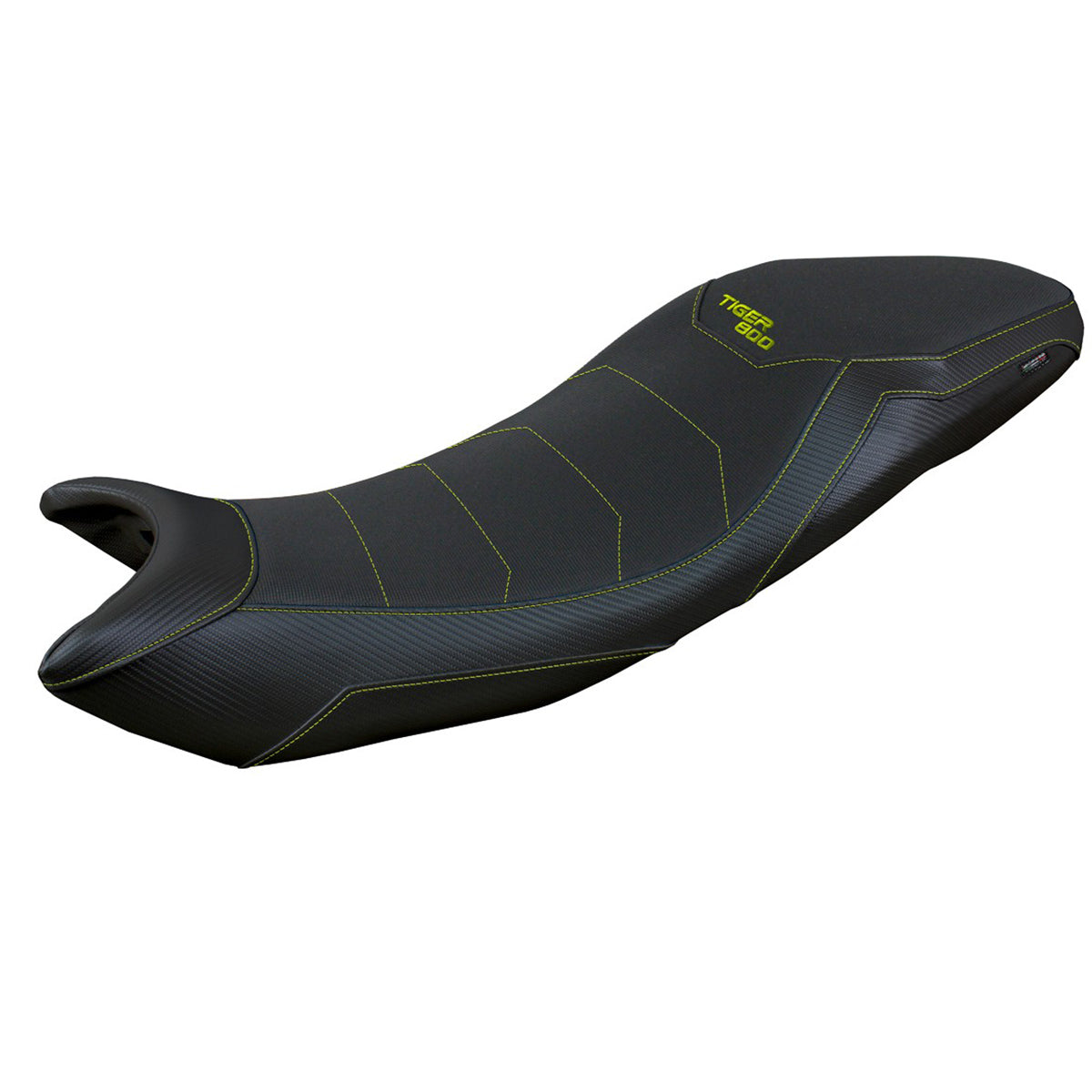 Triumph Tiger Sport 800 2025 Seat Cover Tappezzeria Comfort Black Yellow Fluo