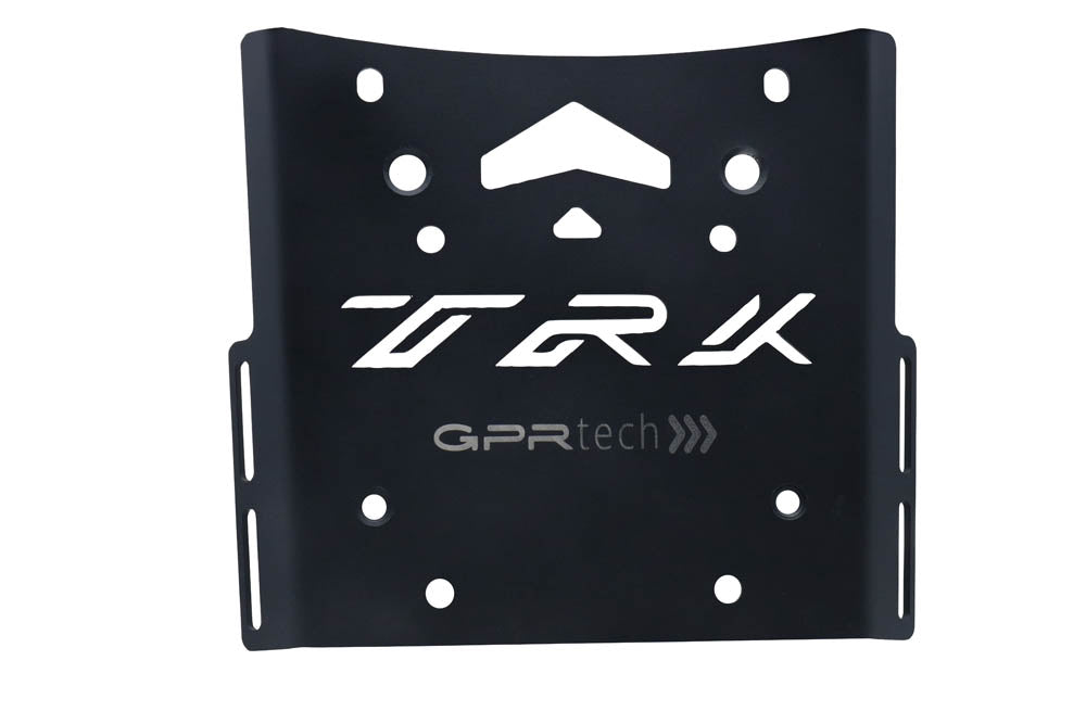 Benelli Trk 502 X 2020-2023 GPR Tech 35L Aluminum Top Case, Silver with Mounting Plate