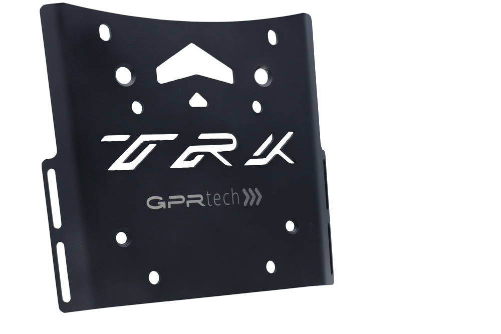 Benelli Trk 502 X 2020-2023 GPR Tech 45L Aluminum Top Case, Black with Mounting Plate