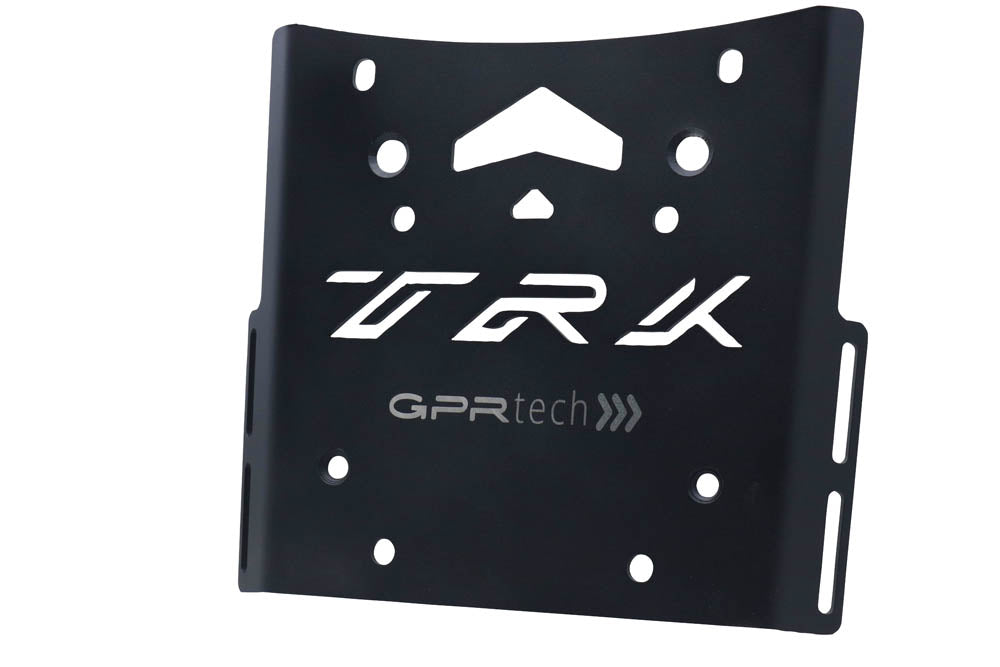 Benelli Trk 502 X 2020-2023 GPR Tech 45L Aluminum Top Case, Black with Mounting Plate