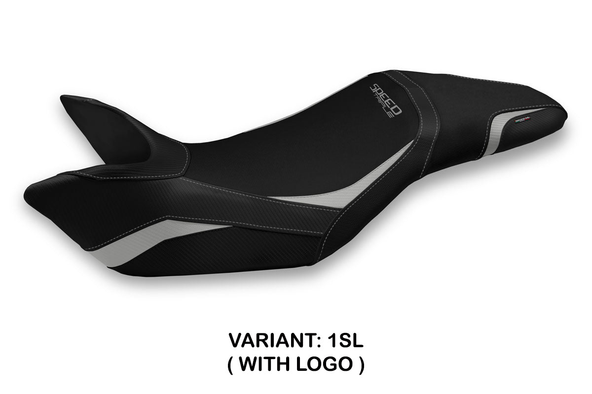 Triumph Speed Triple 2011-2015 Seat Cover Tappezzeria Italia in Silver