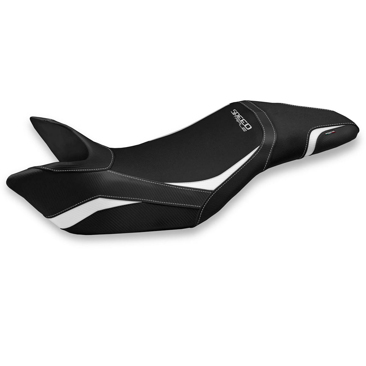 Triumph Speed Triple 2011-2015 Seat Cover Tappezzeria Italia in White
