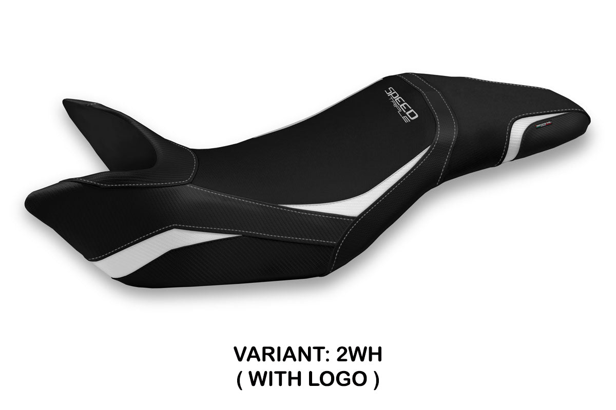 Triumph Speed Triple 2011-2015 Seat Cover Tappezzeria Italia in White