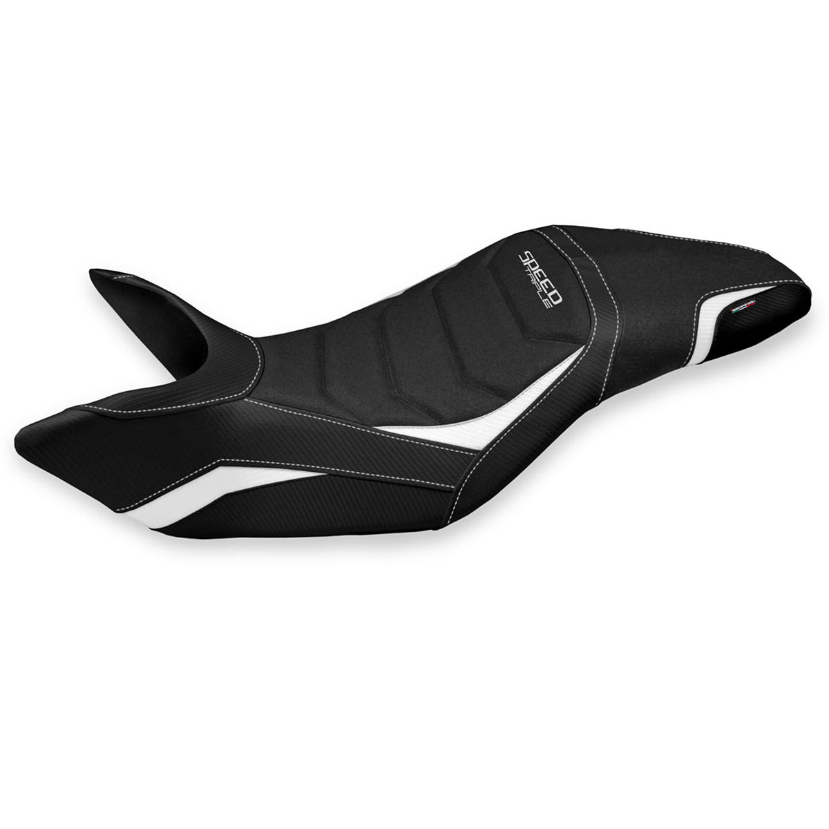 Triumph Speed Triple 2011-2015 Seat Cover Tappezzeria Italia Ultragrip in White