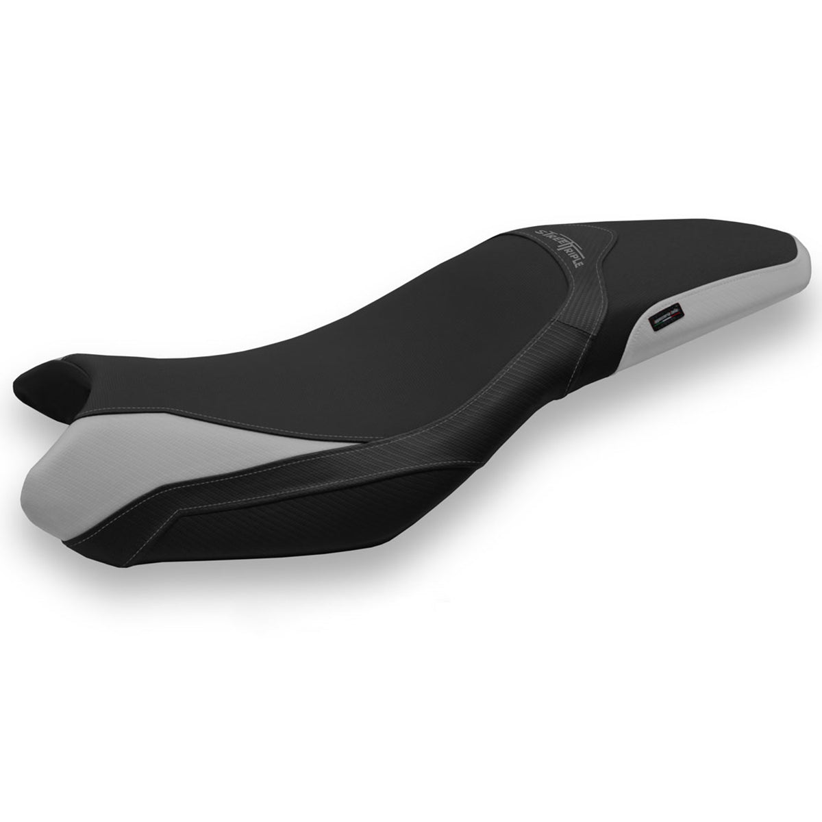 Triumph Street Triple 675 2013-2016 Seat Cover Tappezzeria Italia in Silver Black