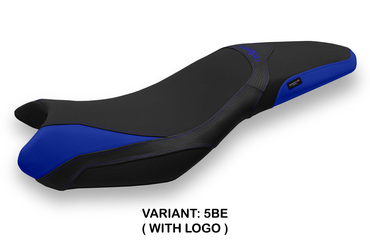 Triumph Street Triple 675 2013-2016 Seat Cover Tappezzeria Italia in Blue and Black