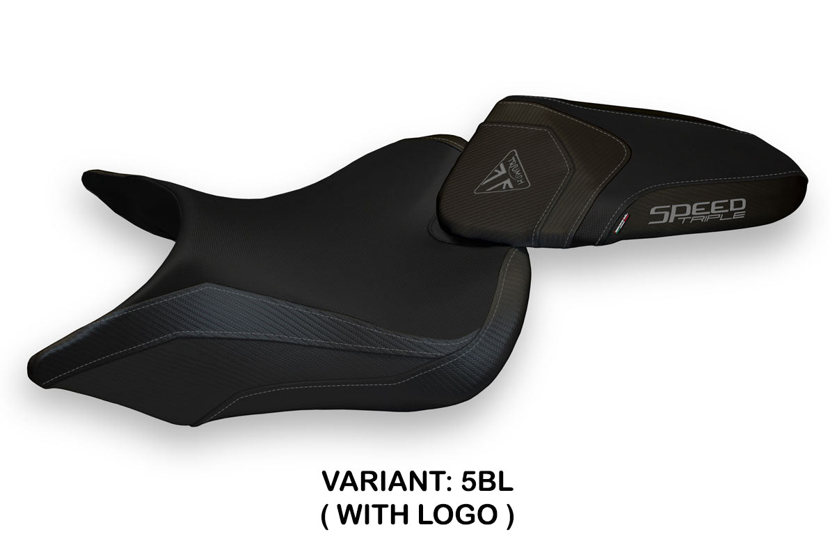 Triumph Speed Triple 2016-2021 Seat Cover Tappezzeria Italia in Black