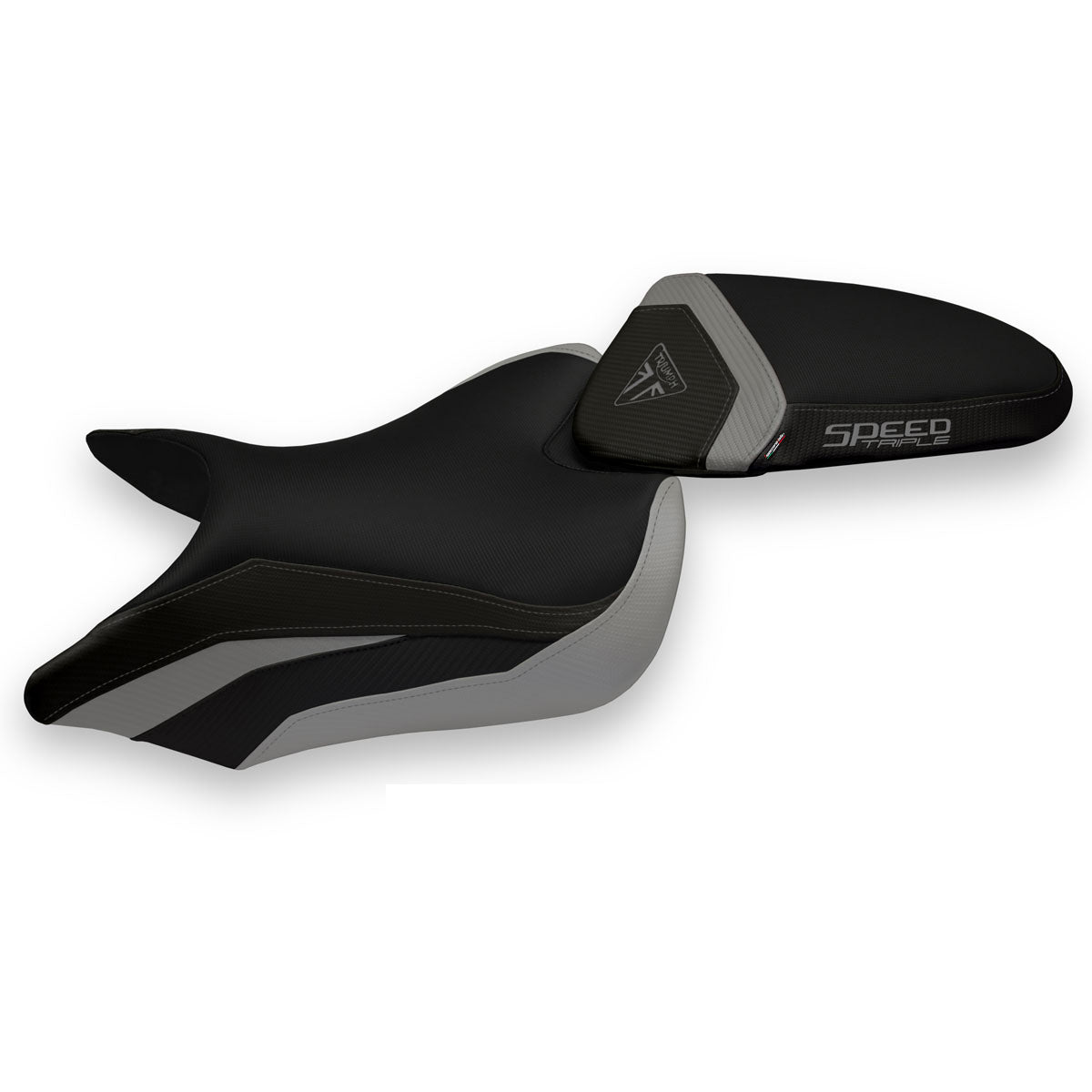 Triumph Speed Triple 2016-2021 Seat Cover Tappezzeria Italia Comfort in Grey