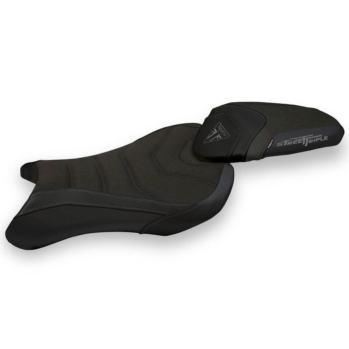 Triumph Street Triple 765 2017-2022 Seat Cover Tappezzeria Italia Ultragrip in Black