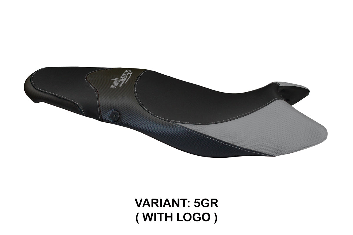 Triumph Street Triple 675 2007-2012 Seat Cover Tappezzeria Italia in Grey