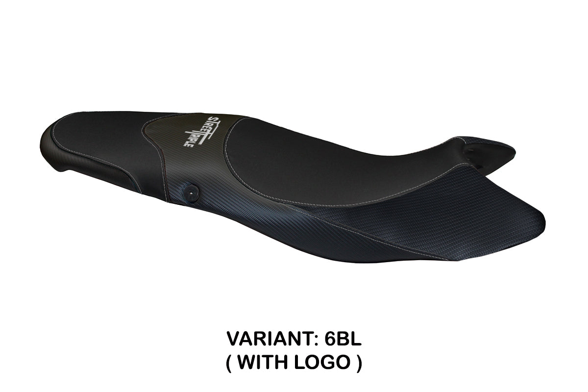 Triumph Street Triple 675 2007-2012 Seat Cover Tappezzeria Italia in Black