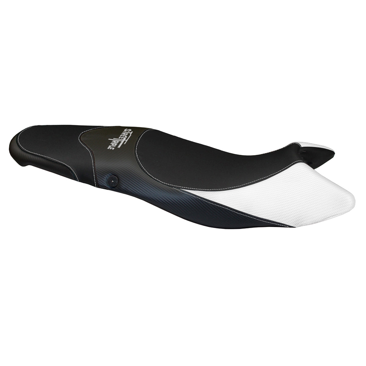 Triumph Street Triple 675 2007-2012 Seat Cover Tappezzeria Italia Comfort in White