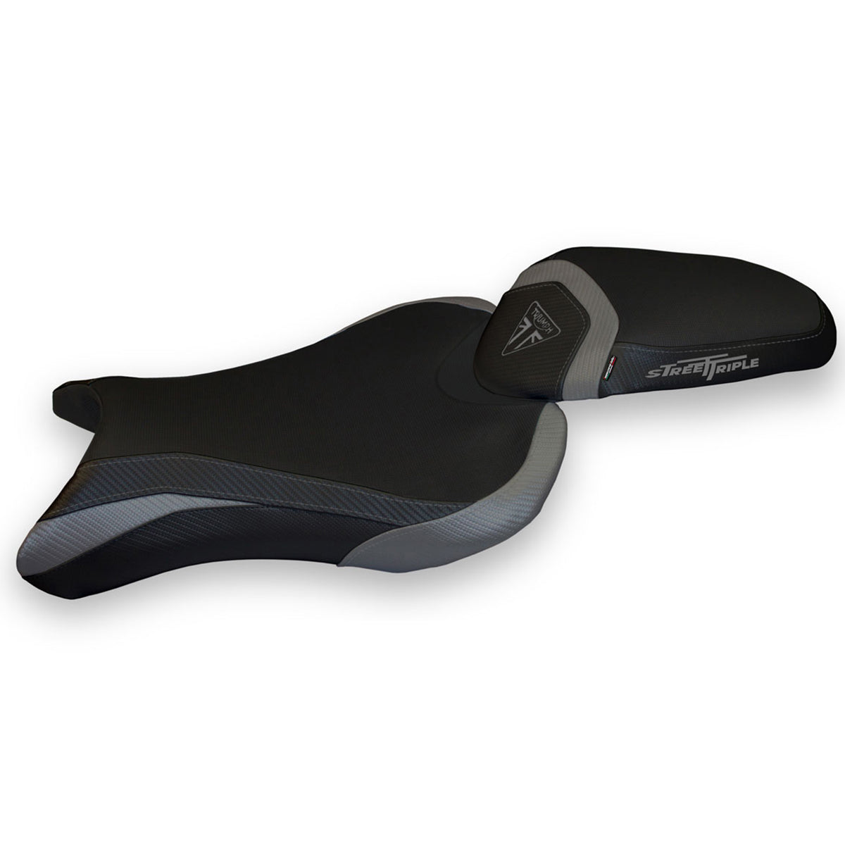 Triumph Street Triple 765 2017-2022 Seat Cover Tappezzeria Italia Comfort in Grey