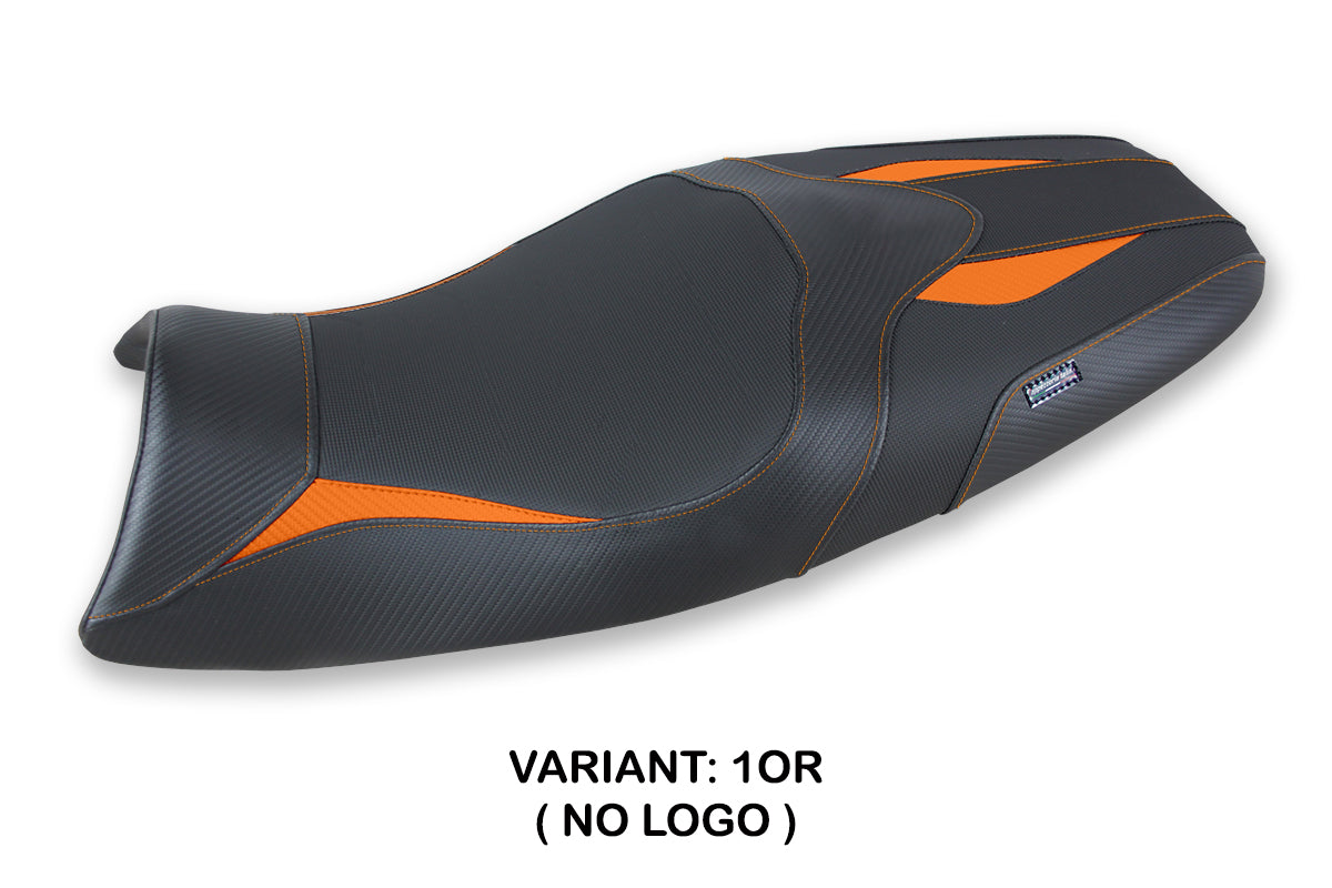 Triumph Speed Triple 2005-2010 Seat Cover Tappezzeria Italia in Orange Black