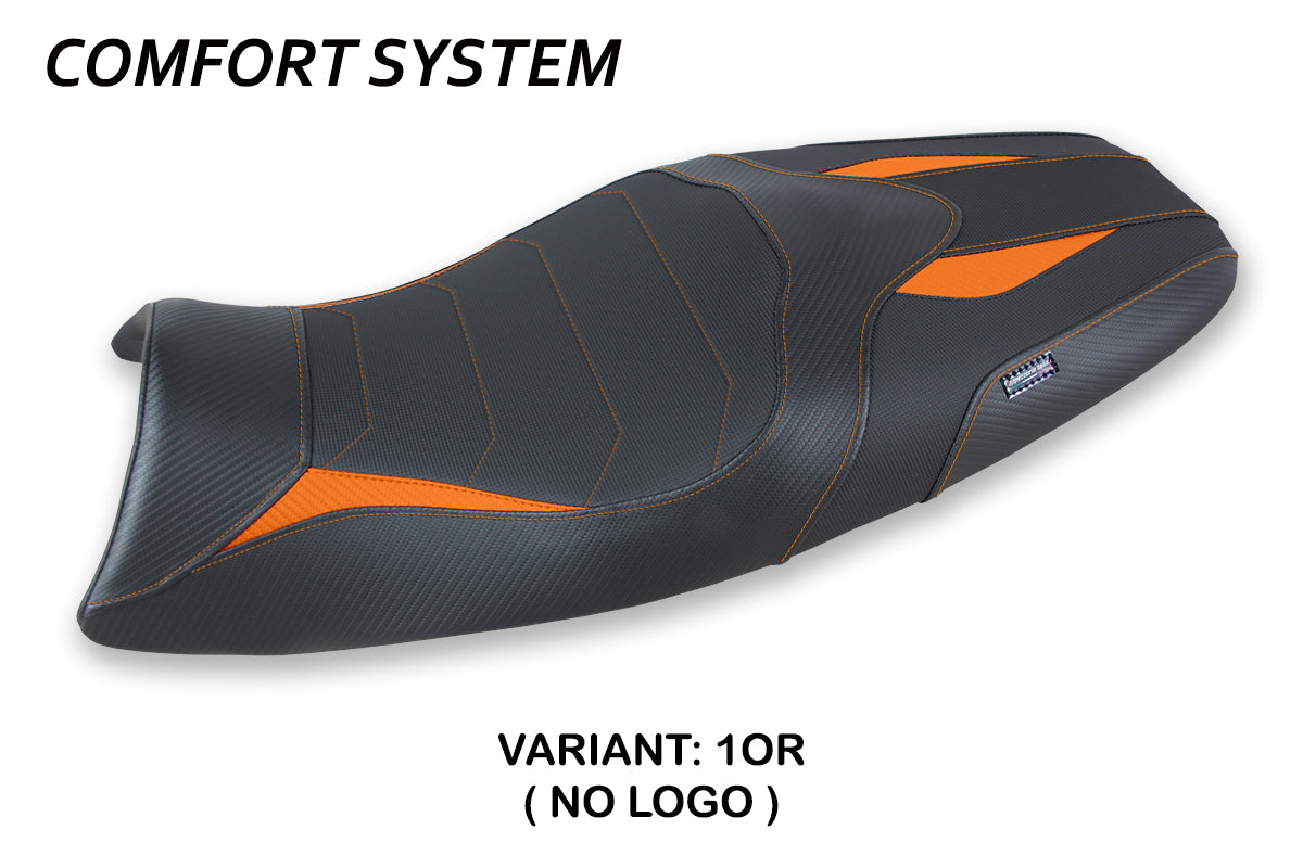 Triumph Speed Triple 2005-2010 Seat Cover Tappezzeria Italia Comfort in Orange