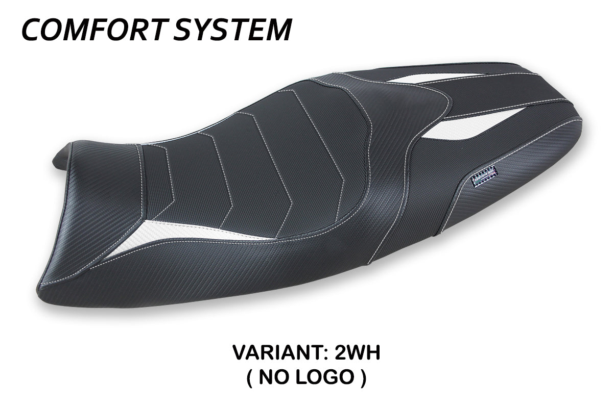 Triumph Speed Triple 2005-2010 Seat Cover Tappezzeria Italia Comfort in White