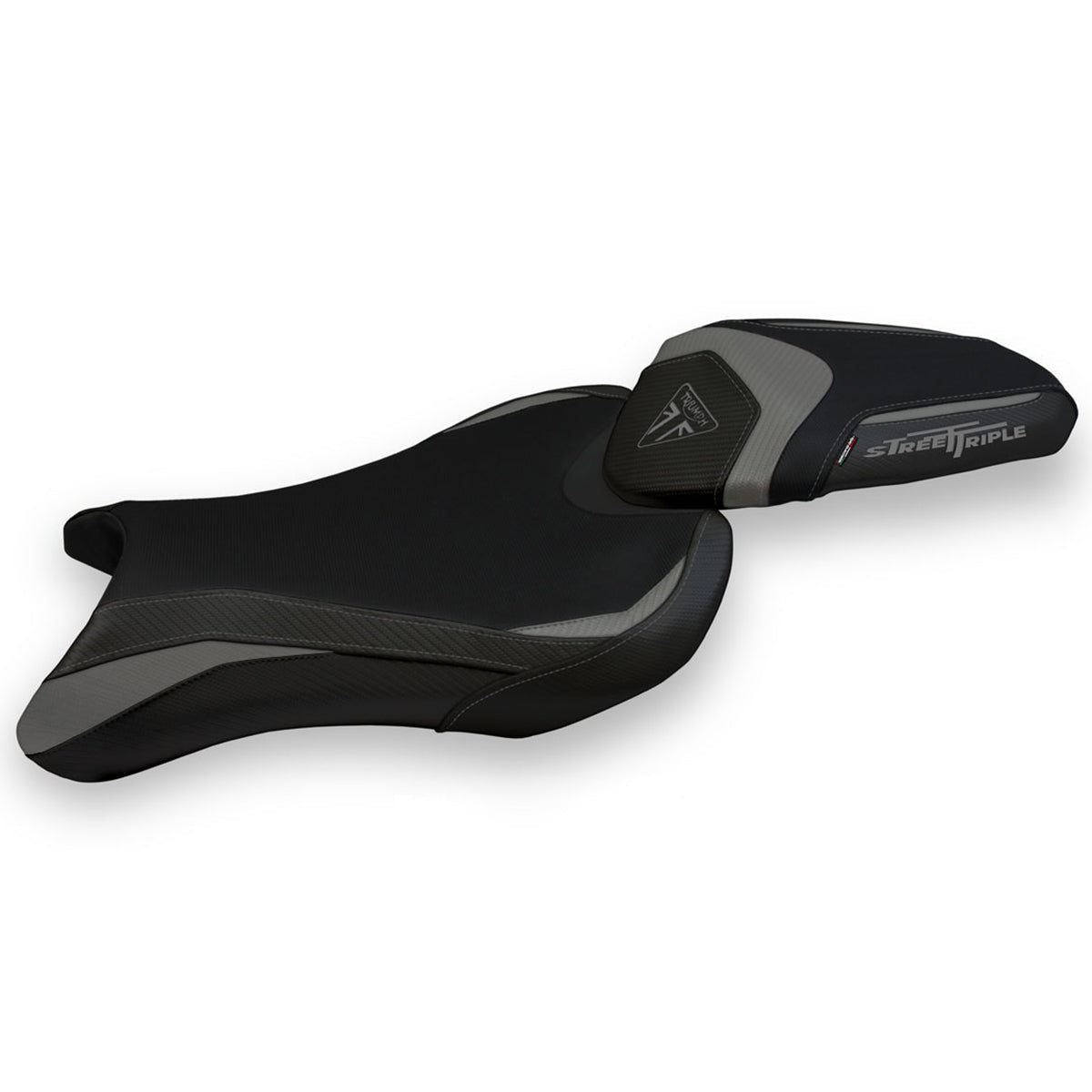 Triumph Street Triple 765 2017-2022 Seat Cover Tappezzeria Italia in Grey