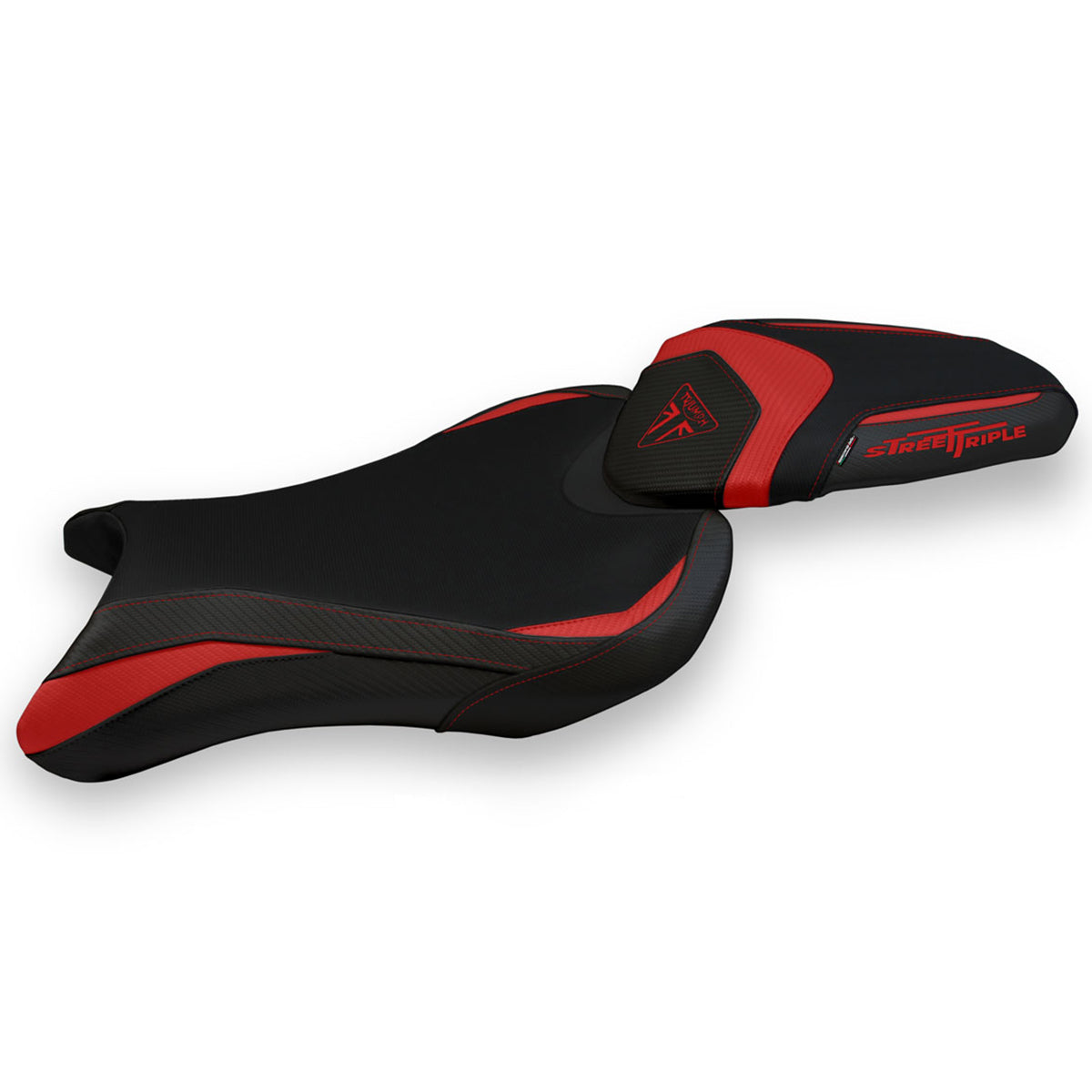 Triumph Street Triple 765 2017-2022 Seat Cover Tappezzeria Italia in Red