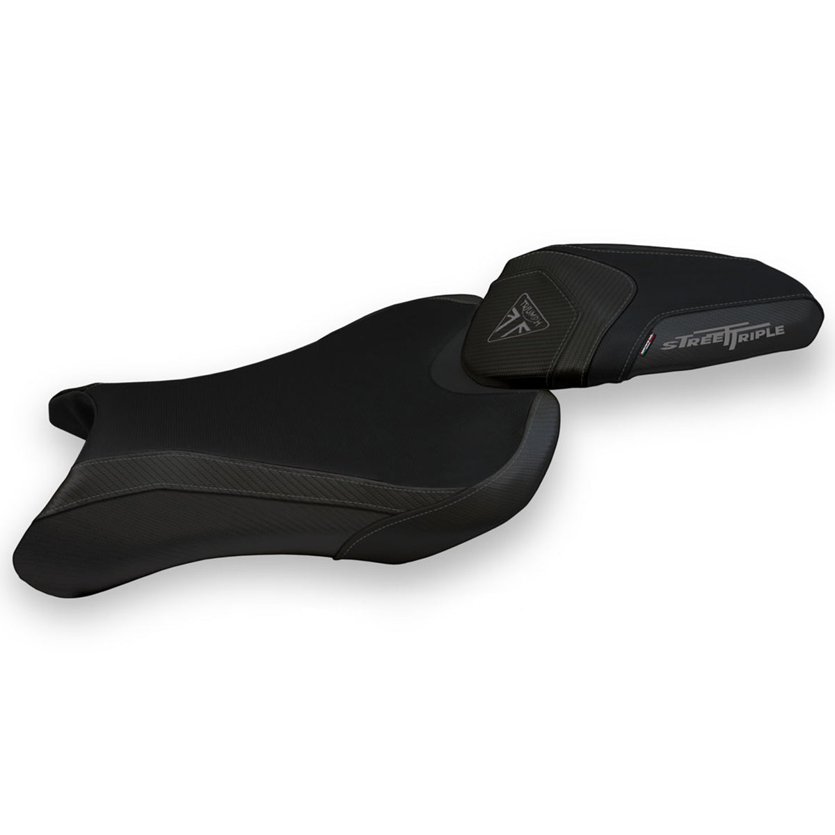 Triumph Street Triple 765 2017-2022 Seat Cover Tappezzeria Italia in Black
