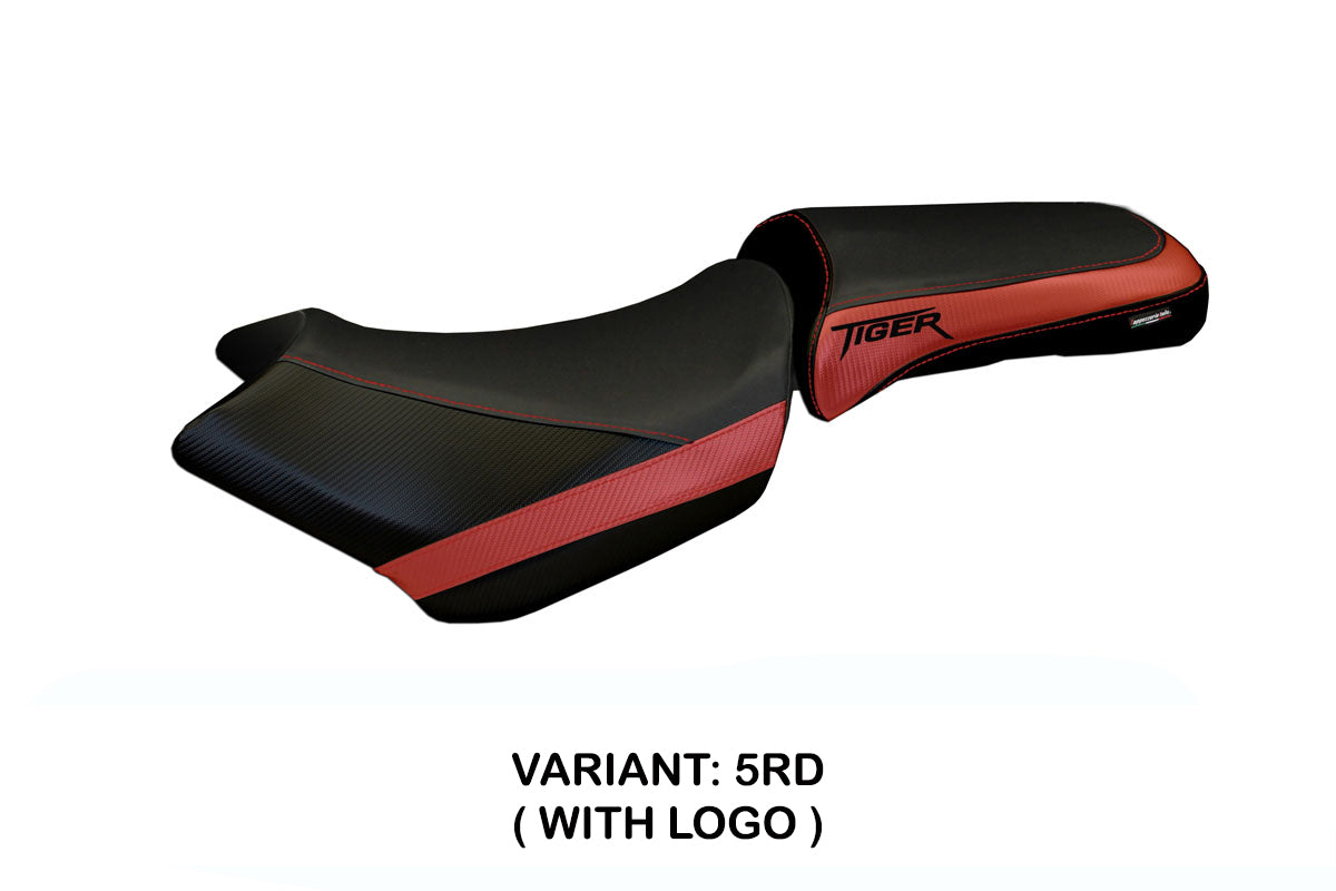 Triumph Tiger 1200 2011-2021 Seat Cover Tappezzeria Italia in Red Black