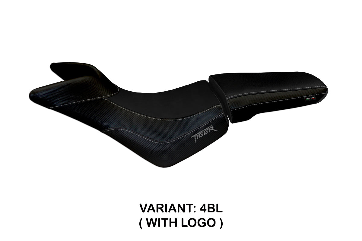 Triumph Tiger 800 800XC 2010-2020 Seat Cover Tappezzeria Italia in Black