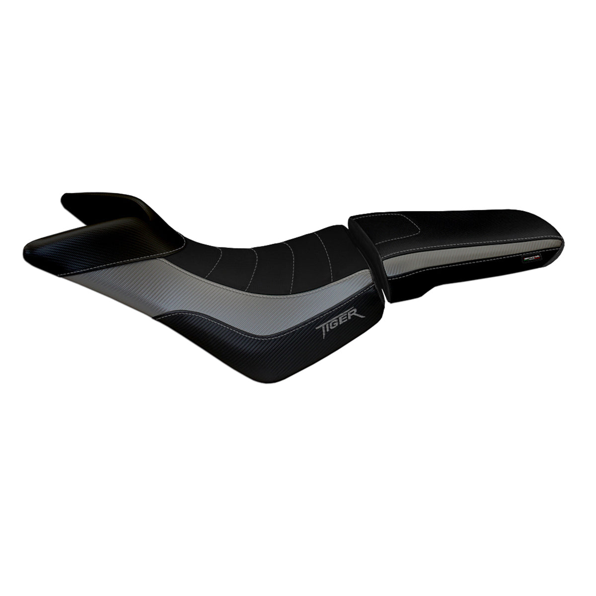 Triumph Tiger 800 800XC 2010-2020 Seat Cover Tappezzeria Italia Comfort in Grey