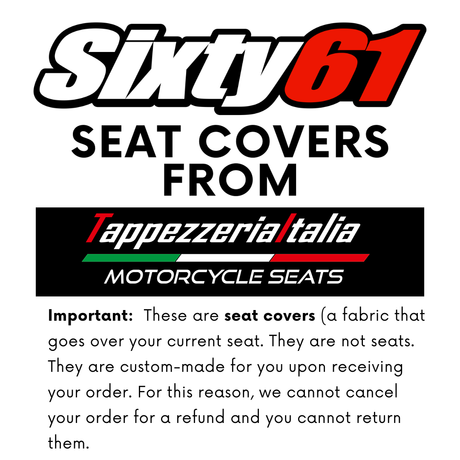 Ducati Streetfighter V4 2020-2024 Seat Cover Tappezzeria Comfort Suede Special