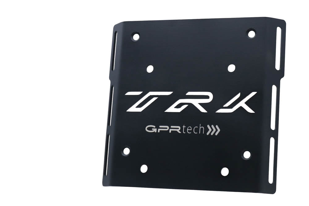 Benelli Trk 251 2019-2023 GPR Tech 55L Aluminum Top Case, Silver with Mounting Plate