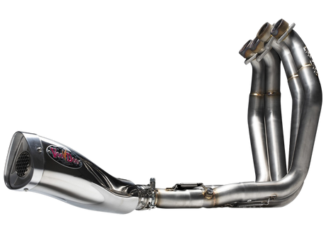 Suzuki GSXR 1000 Exhaust 2017-2025, 4:1 Full System, Mojo in Polished by Voodoo
