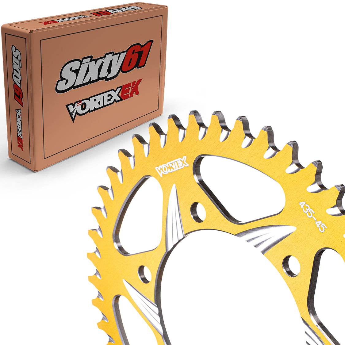 Suzuki DRZ400 SM S Rear Sprocket 2000-2024 Vortex 520 36-66 Teeth Aluminum