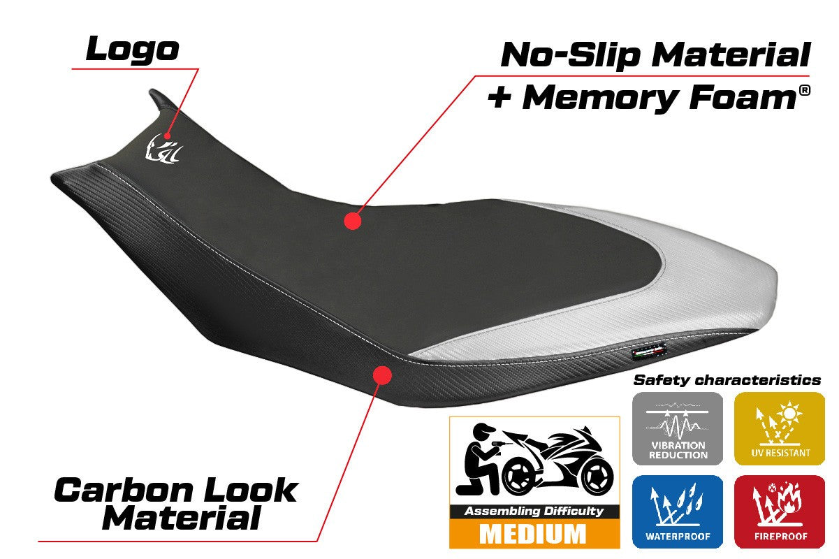 Aprilia Dorsoduro 750 / 900 / 1200 2010-2020 Seat Cover Tappezzeria Comfort WH