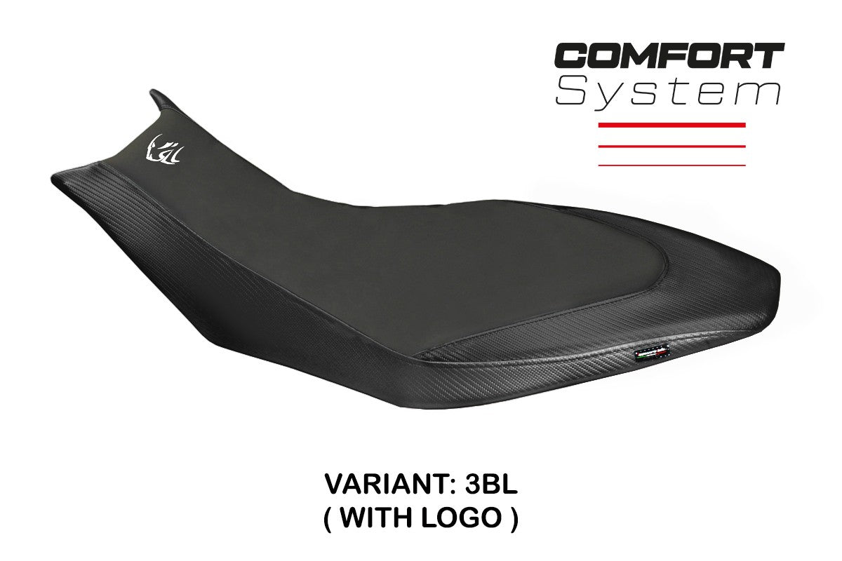 Aprilia Dorsoduro 750 / 900 / 1200 2010-2020 Seat Cover Tappezzeria Comfort BLK