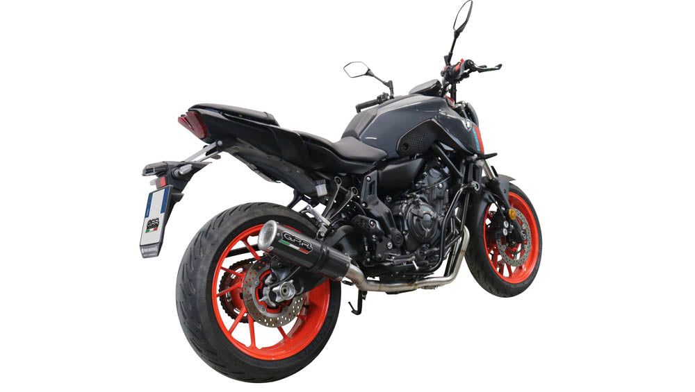 Yamaha Mt-07 2021-2024 Exhaust GPR Full System M3 Poppy