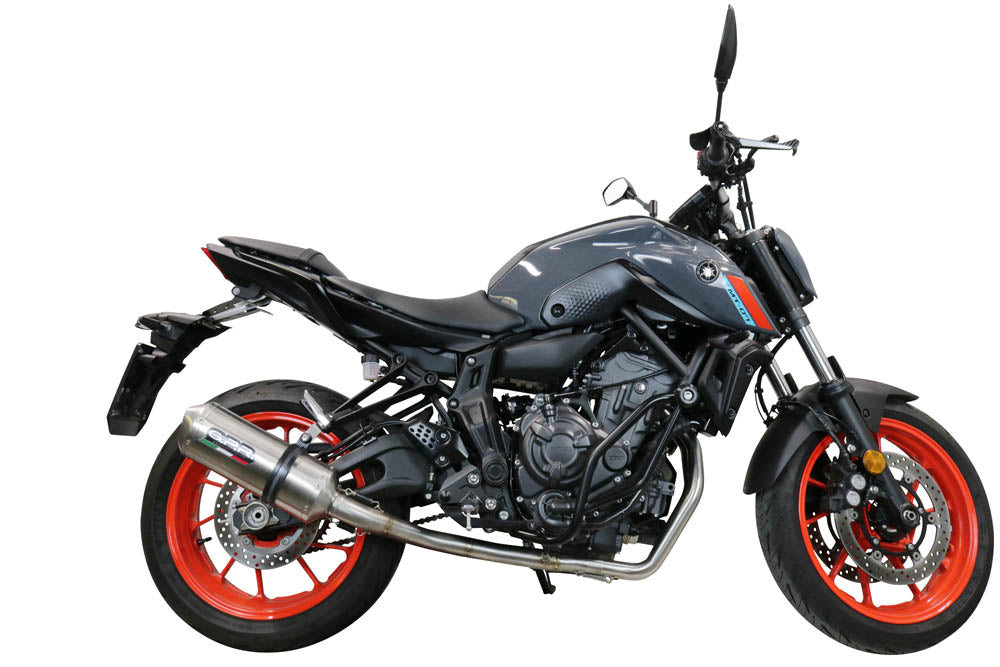Yamaha Mt-07 2014-2016 Exhaust GPR Full System Satinox