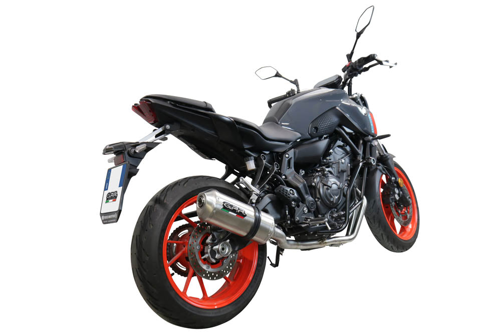 Yamaha Mt-07 2021-2024 Exhaust GPR Full System Satinox