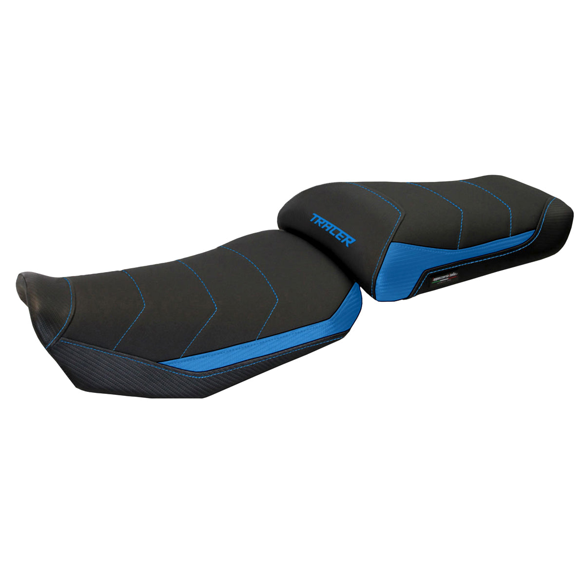 Yamaha Tracer 900 2015-2017 Seat Cover Tappezzeria Italia Comfort in Blue and Black