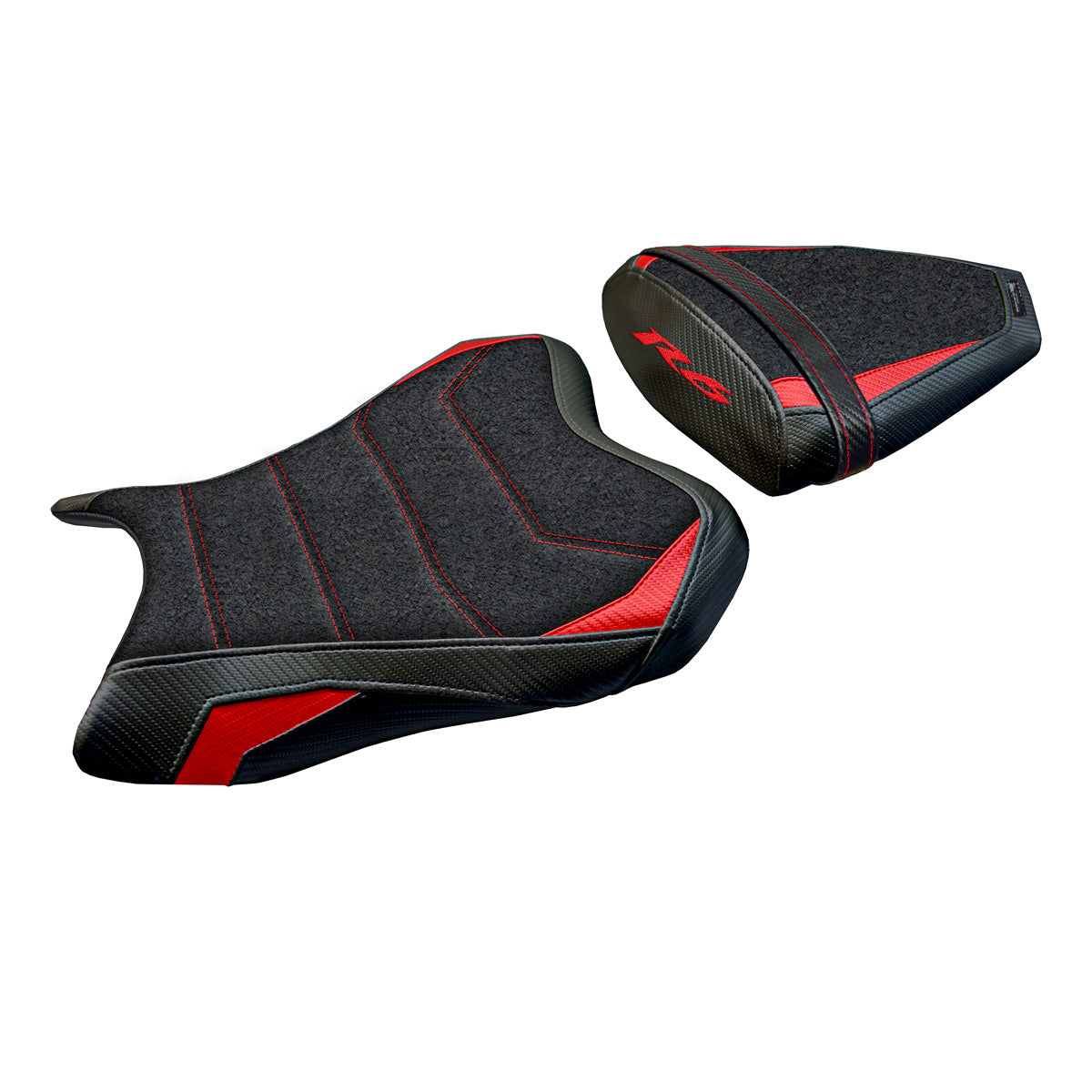 Yamaha YZF R6 2006-2007 Seat Cover Tappezzeria Italia Ultragrip in Red and Black