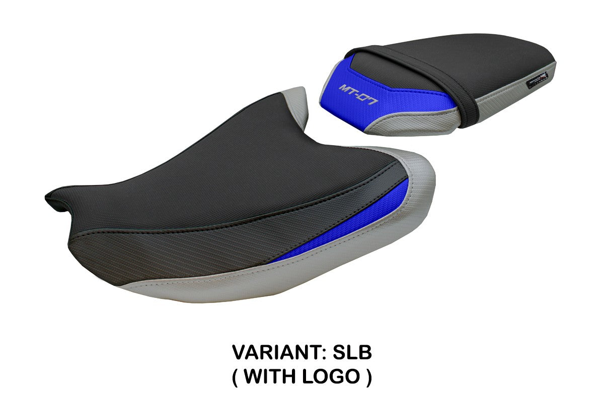 Yamaha MT-07 FZ07 2025 Seat Cover Tappezzeria Silver Blue Black