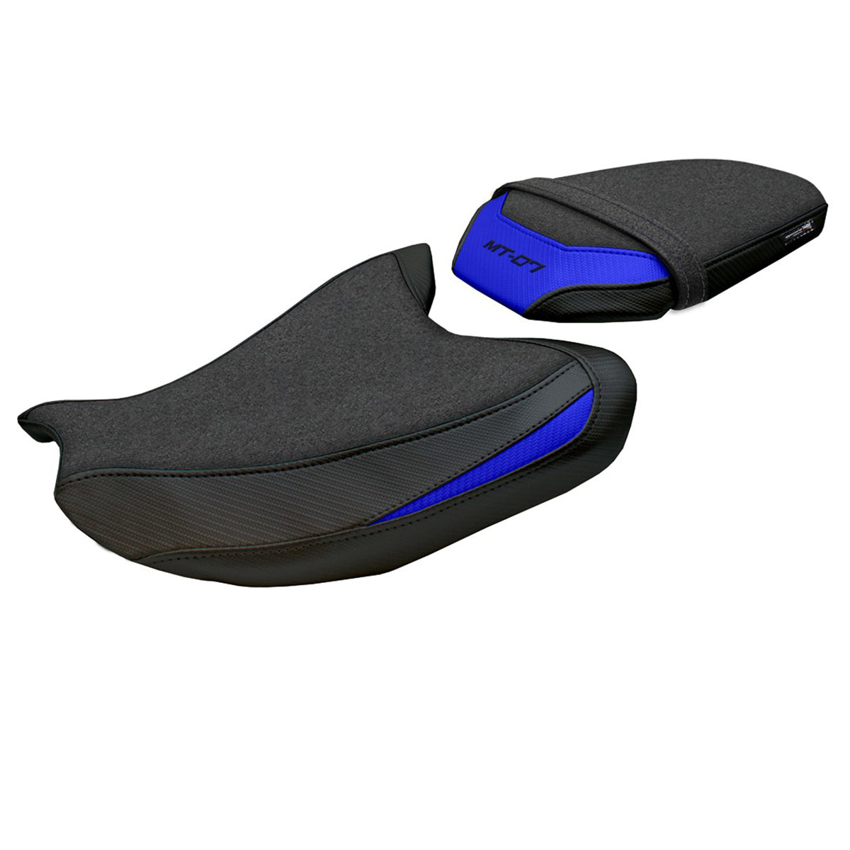 Yamaha MT-07 FZ07 2025 Seat Cover Tappezzeria Ultragrip Blue Black